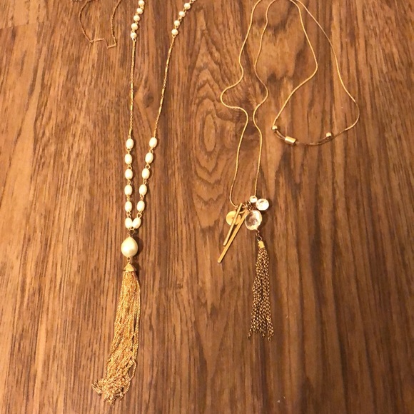 Bundle of 2 long tassel necklaces - Picture 3 of 12